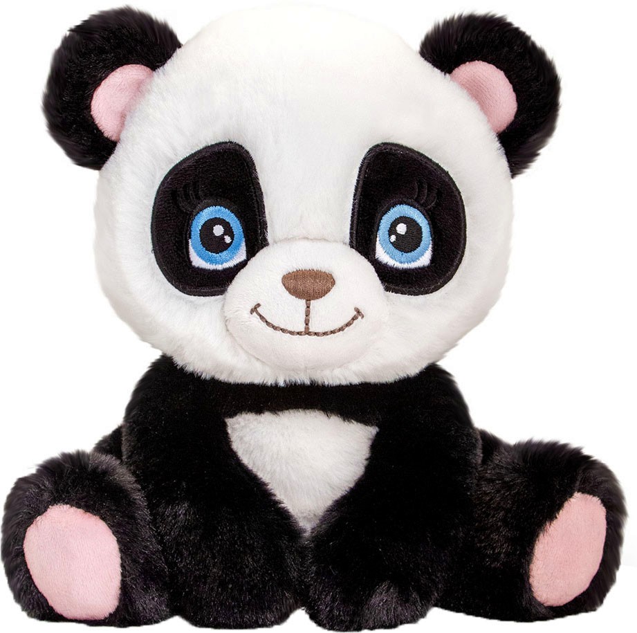 Екологична плюшена играчка панда Keel Toys - От серията Keeleco - играчка