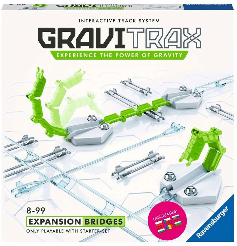 Елементи за писта Ravensburger - Мостове - Допълнение от серията Gravitrax - играчка