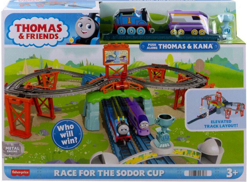 Състезание за купа Содор Fisher Price - Влакчето Томас - На тема Thomas & Friends - играчка