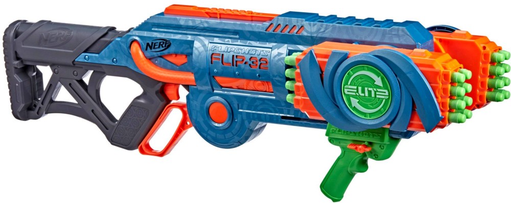 Nerf - Elite 2.0 Flipshots Flip 32 - Бластер с 32 стрелички - играчка