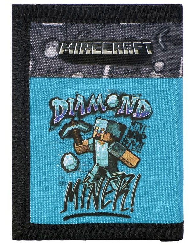 Детско портмоне Diamond Miner - От серията Minecraft - портмоне