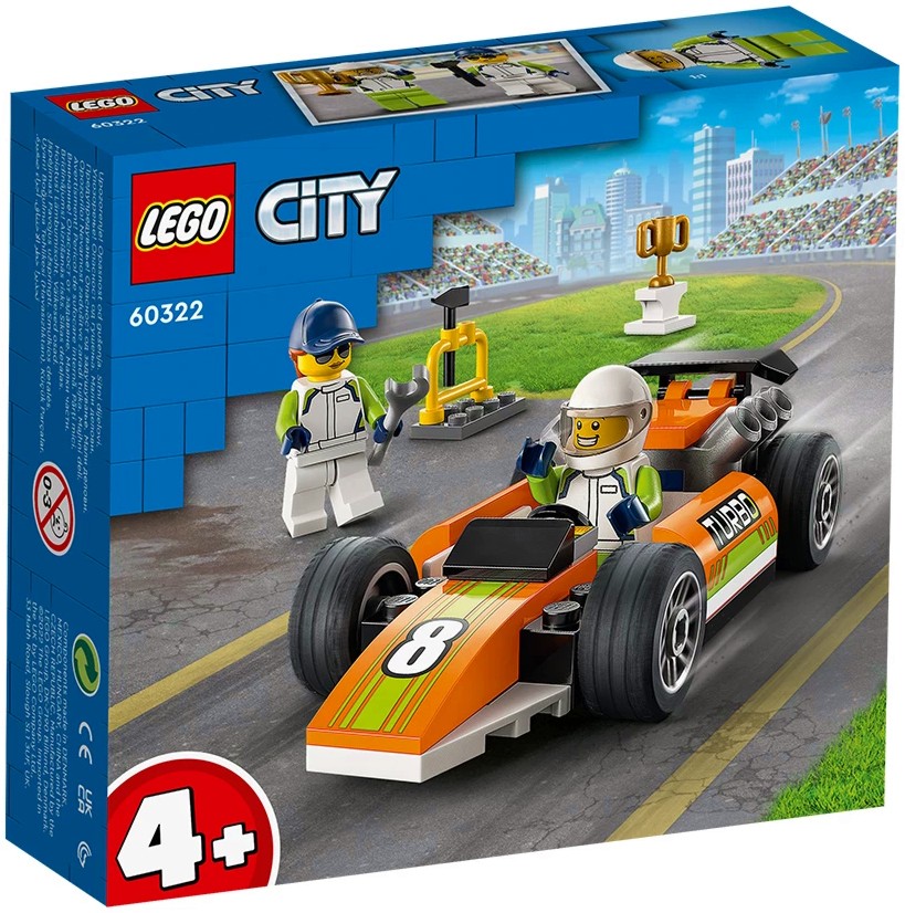 LEGO City - Състезателна кола LEGO City - Състезателна кола - Детски конструктор - играчка