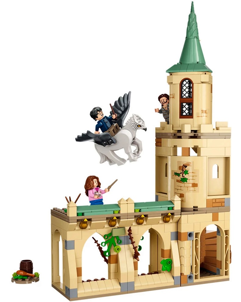 LEGO Хари Потър - Дворът на Хогуортс и спасението на Сириус - Детски конструктор - играчка