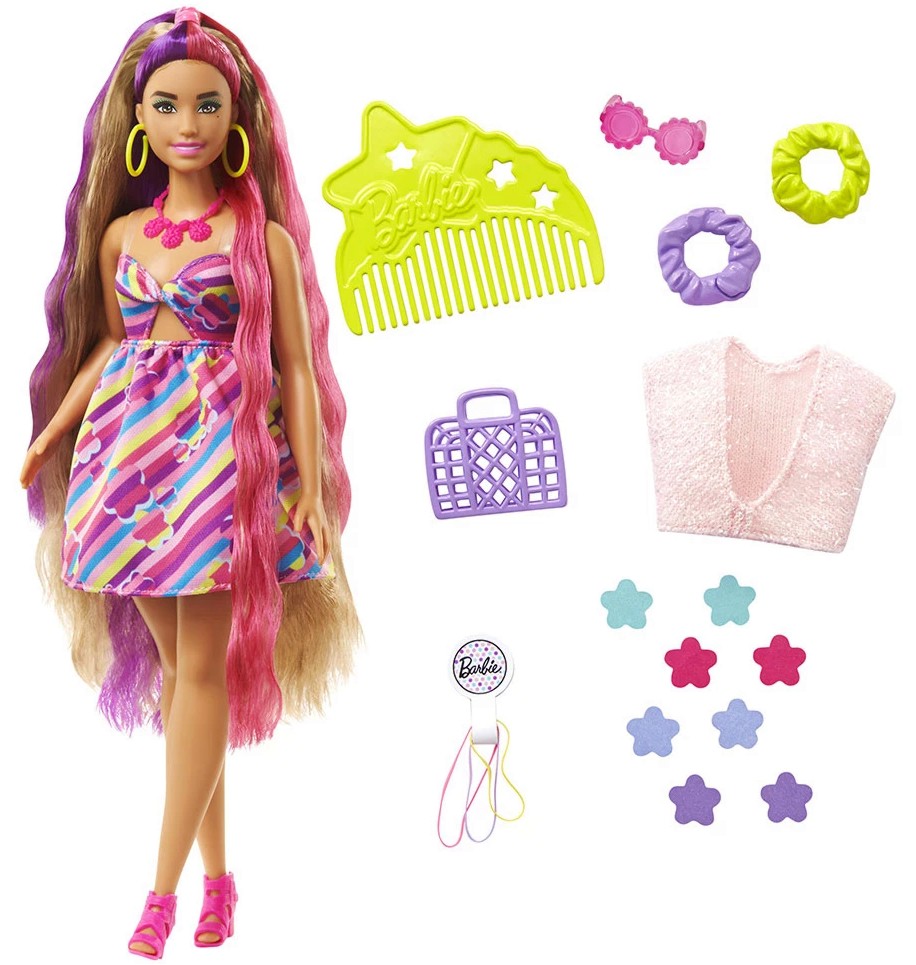 Кукла Барби с дълга коса и цветя Mattel - На тема Barbie - кукла