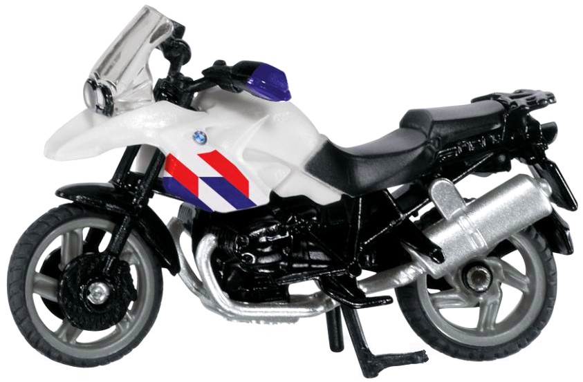 Метален полицейски мотор Siku - BMW - С мащаб 1:10, от серията Super: Police - играчка