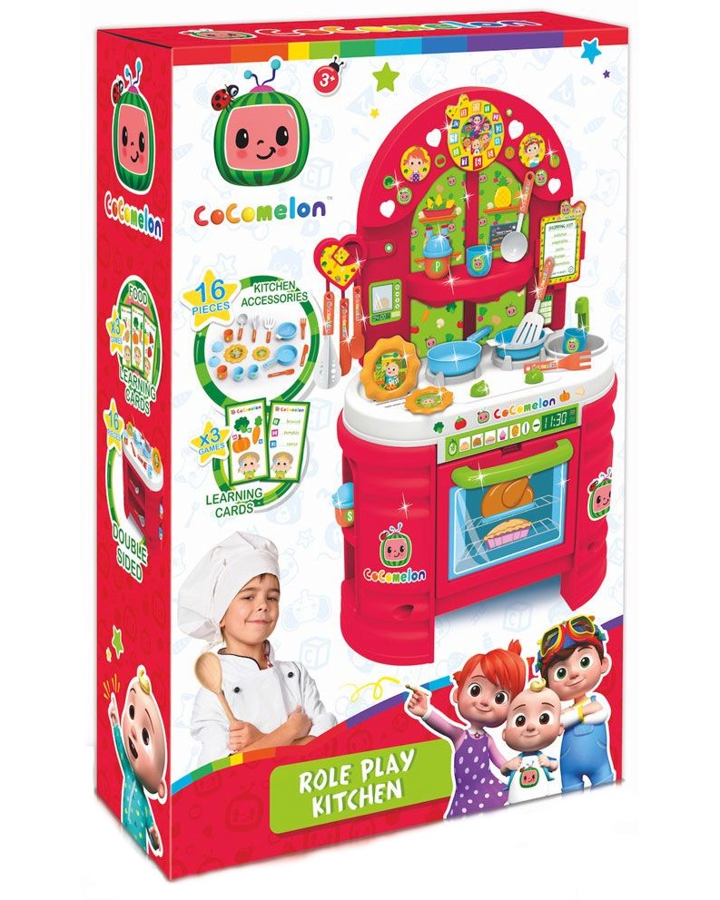 Детска кухня Детска кухня - От 16 части, от серията Cocomelon - играчка