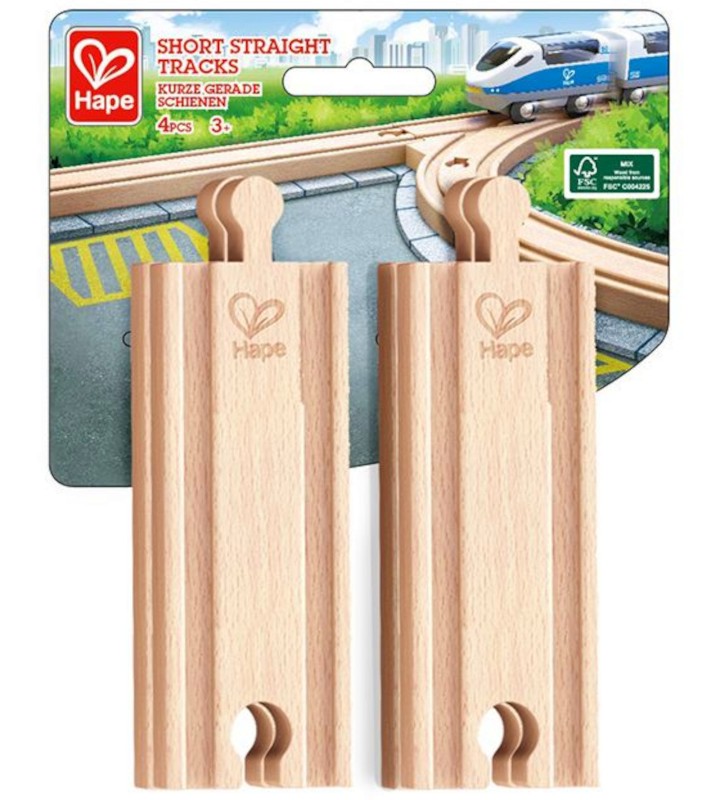 Дървени къси релси HaPe - 4 броя - релса