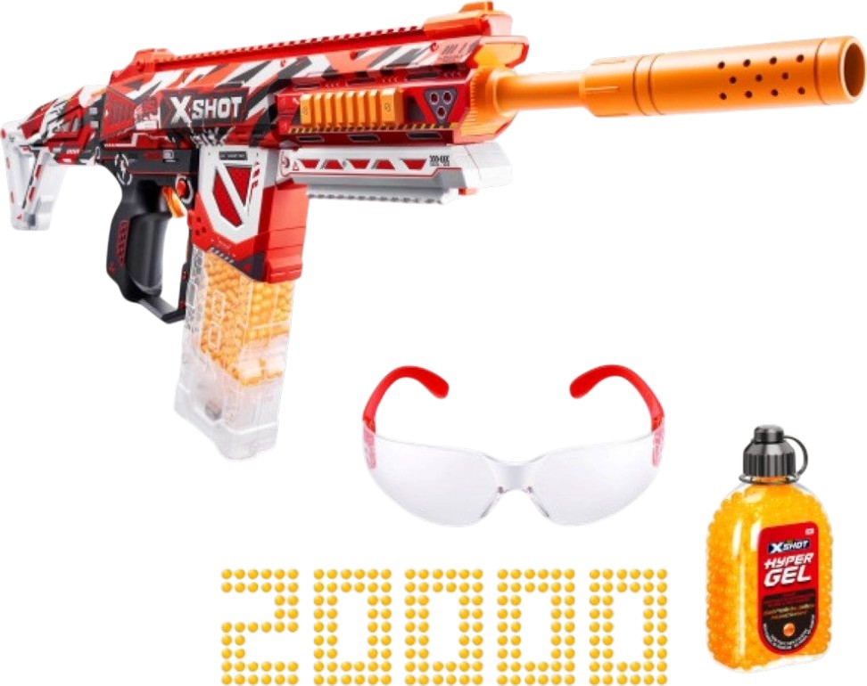 Бластер Hyper Gel с 20 000 гел топчета - Zuru Бластер Hyper Gel с 20 000 гел топчета - Zuru - От серията X-Shot - играчка