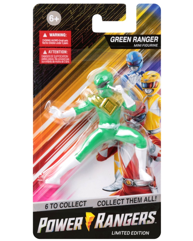Мини фигурка Power Rangers Hasbro - Green Ranger - От серията Power Rangers Mighty Morphin - фигура