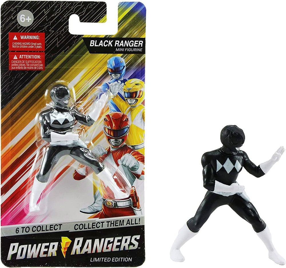 Мини фигурка Power Rangers Hasbro - Black Ranger - От серията Power Rangers Mighty Morphin - фигура
