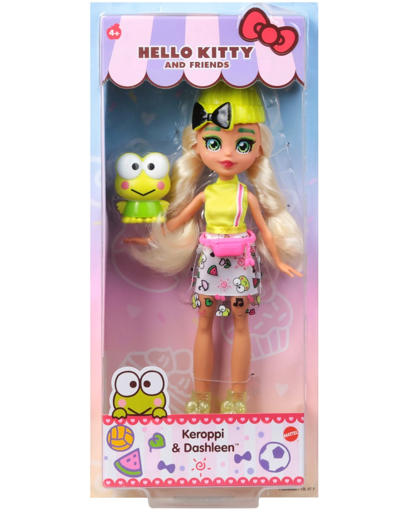 Кукла Dashleen и животинка Keroppi - Mattel - На тема Hello Kitty - кукла