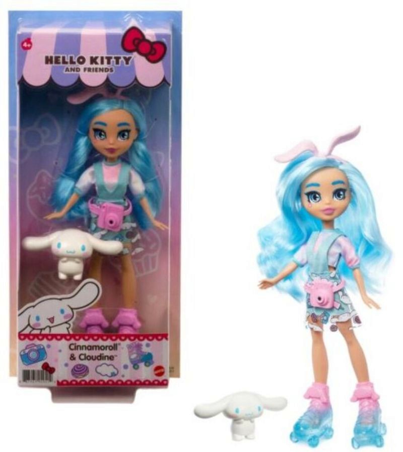 Кукла Cloudine и животинка Cinnamoroll - Mattel - На тема Hello Kitty - кукла