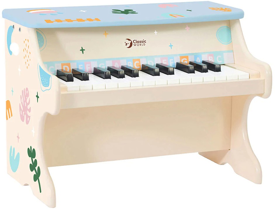 Детско дървено пиано Classic World - играчка