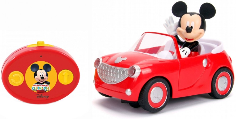 Детска кола с дистанционно Jada Toys - Mickey Roadster - На тема Мики Маус - играчка