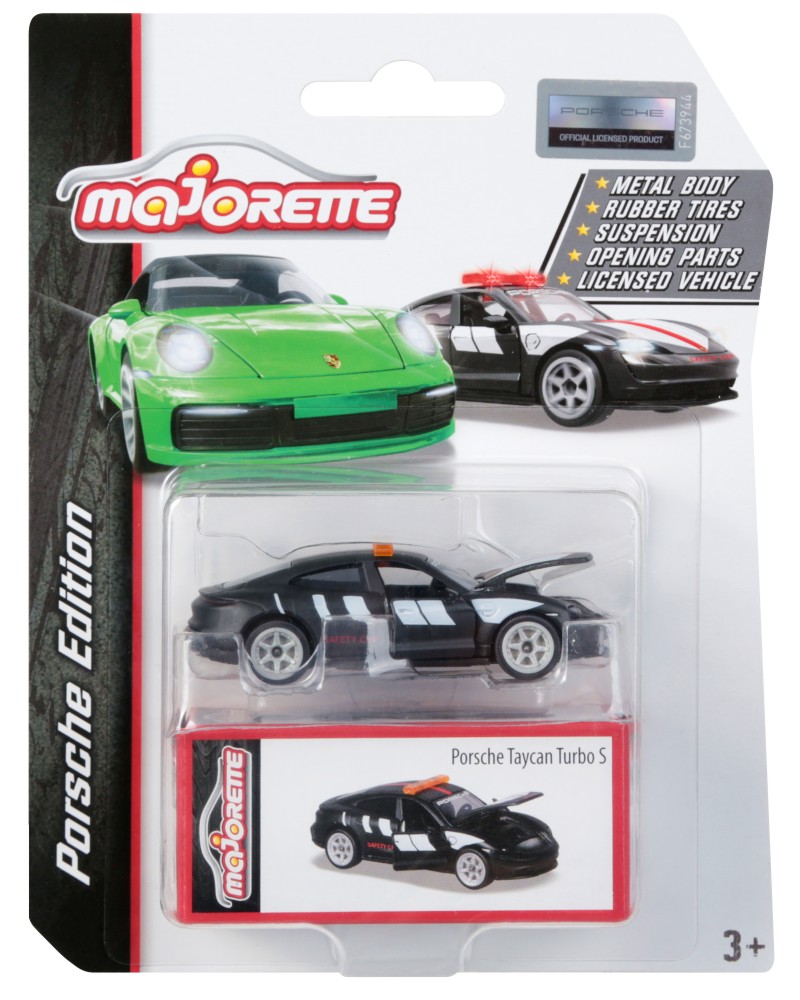   Majorette - Porsche Taycan Turbo S Police -          Porsche Edition - 