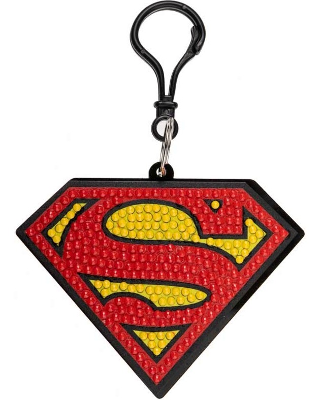 Декорирай сам ключодържател на Супермен - Craft Buddy Декорирай сам ключодържател на Супермен - Craft Buddy - Творчески комплект от серията DC - аксесоар