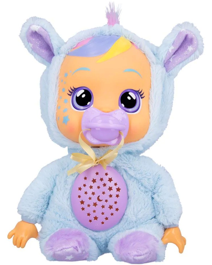 Плачеща кукла бебе лека нощ Джена - IMC Toys - С проектор, от серията Cry Babies - играчка