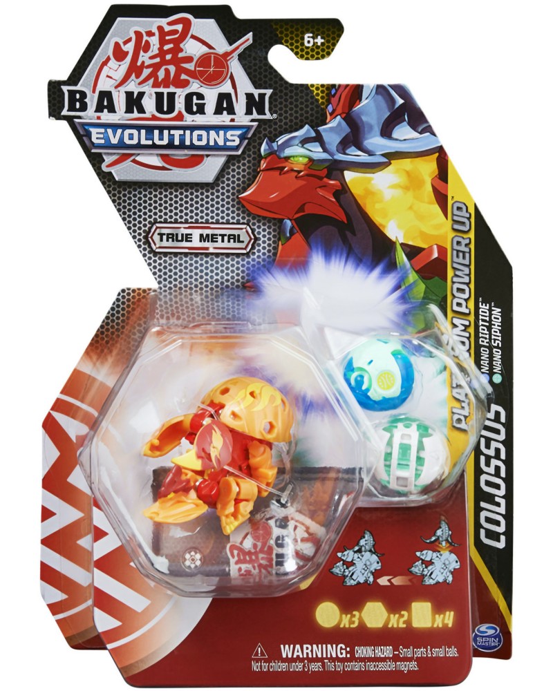    Spin Master - Colossus - 3      Bakugan - 