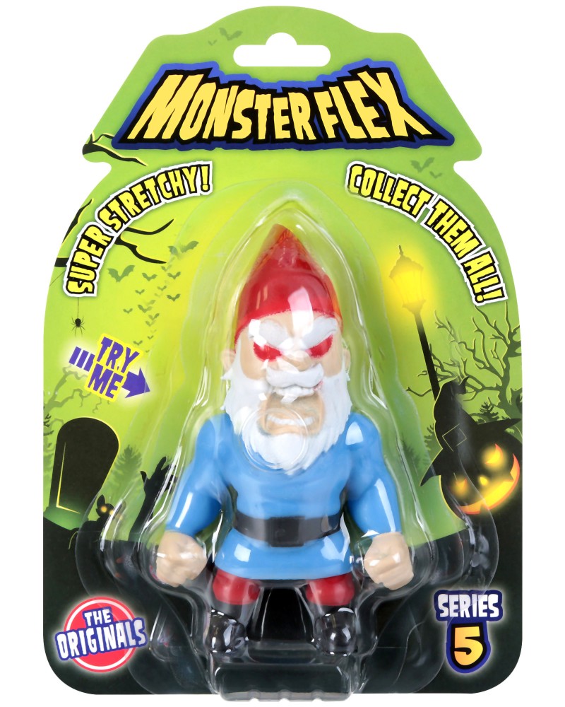 Разтегливо чудовище - Evil Gnome - От серията Monster Flex - играчка