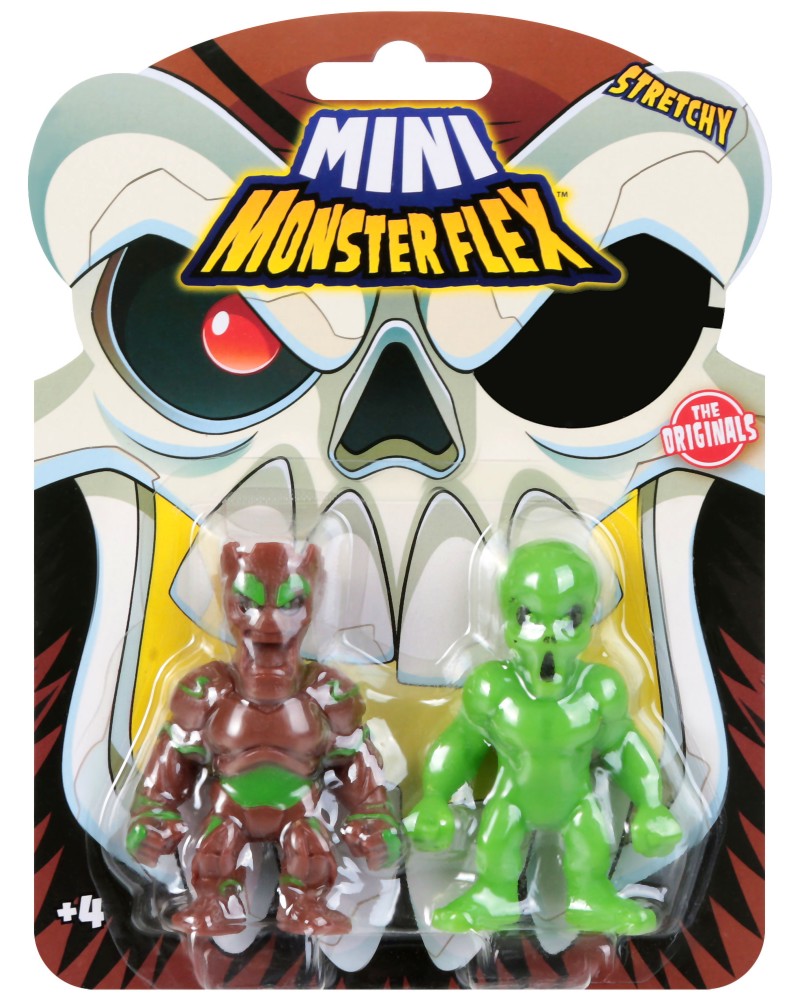 Разтегливи чудовища - Trunkman и Alien Разтегливи чудовища - Trunkman и Alien - От серията Monster Flex - фигури