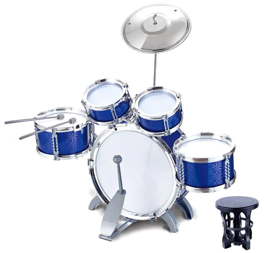Барабани Jazz Drums - Детски музикален инструмент - играчка