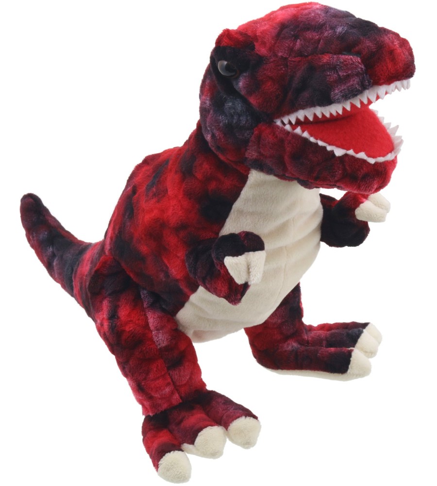 Кукла за театър Червен T-Rex - The Puppet Company Кукла за театър Червен T-Rex - The Puppet Company - От серията Puppet Dinosaurs - кукла