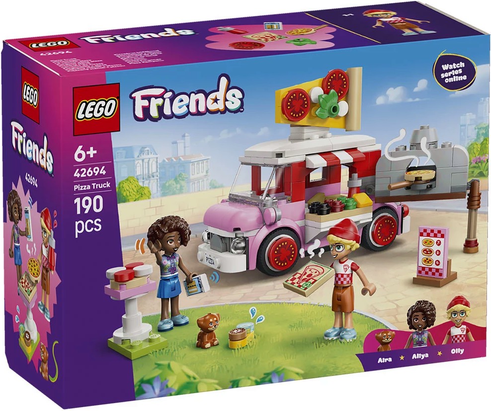 LEGO Friends - Камион за пица LEGO Friends - Камион за пица - Детски конструктор - играчка