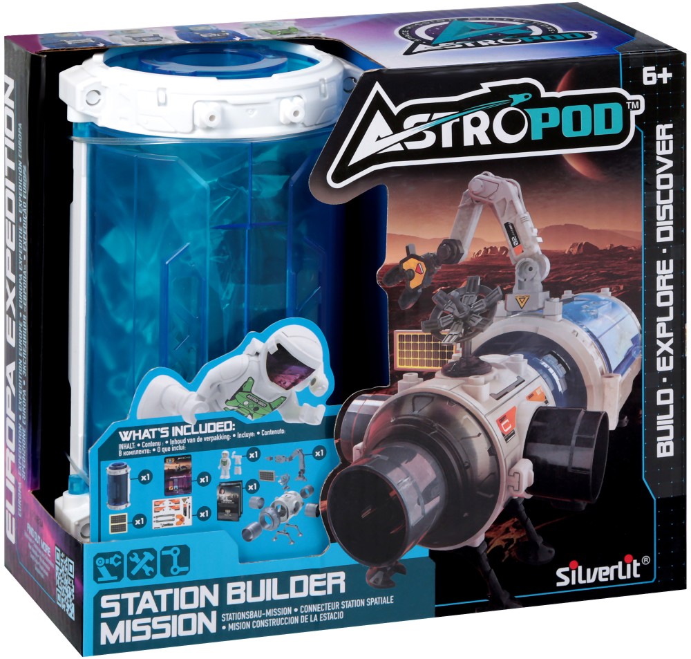     Station Builder Mission - SIlverlit -     Astropod -  
