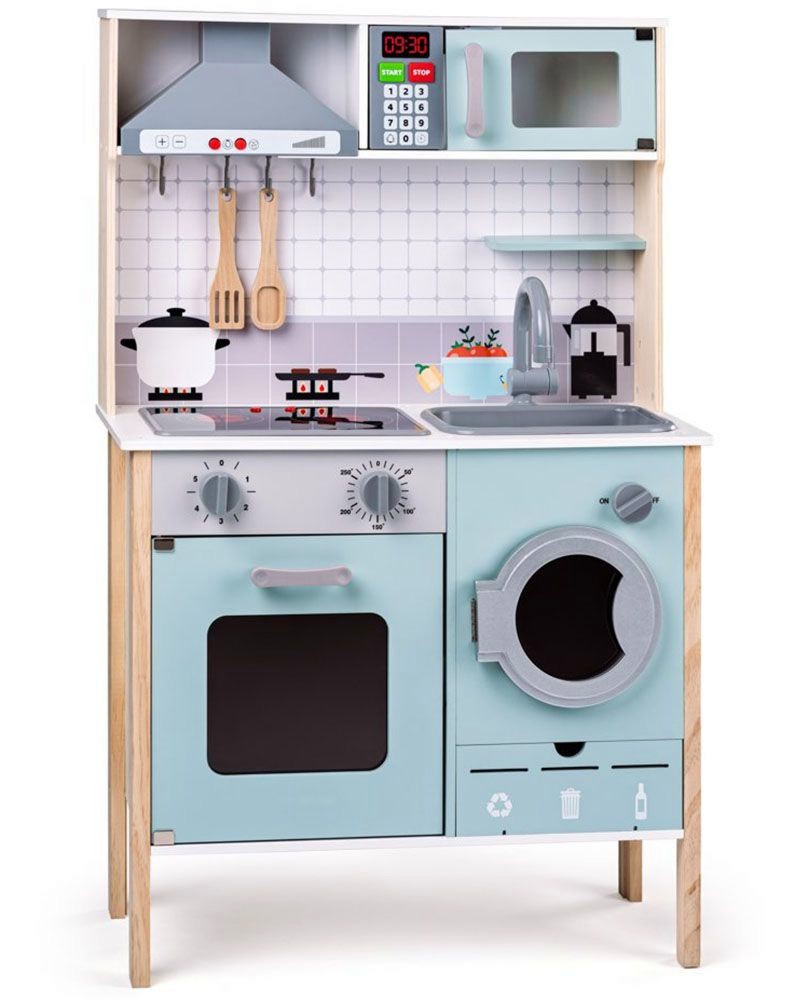 Детска дървена кухня Дакота Woodyland Детска дървена кухня Дакота Woodyland - Със звук и светлина - играчка