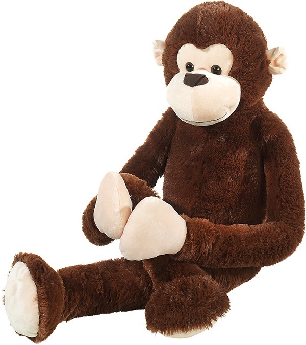 Плюшена играчка маймуна - Heunec - С височина 100 cm - играчка