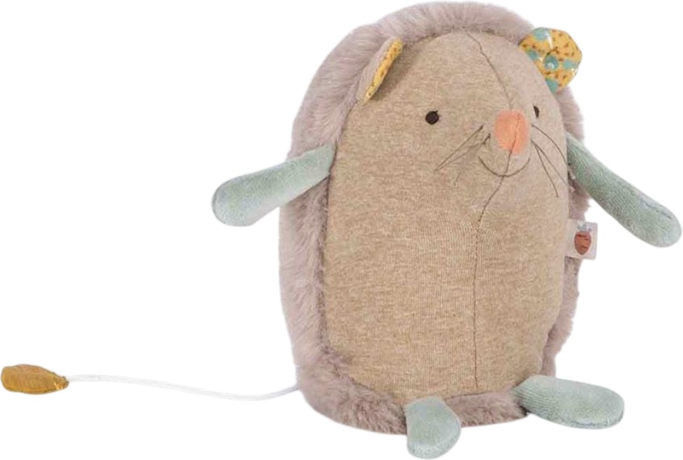 Плюшена музикална играчка Таралежче - Moulin Roty Плюшена музикална играчка Таралежче - Moulin Roty - От серията Trois Petits Lapins - играчка