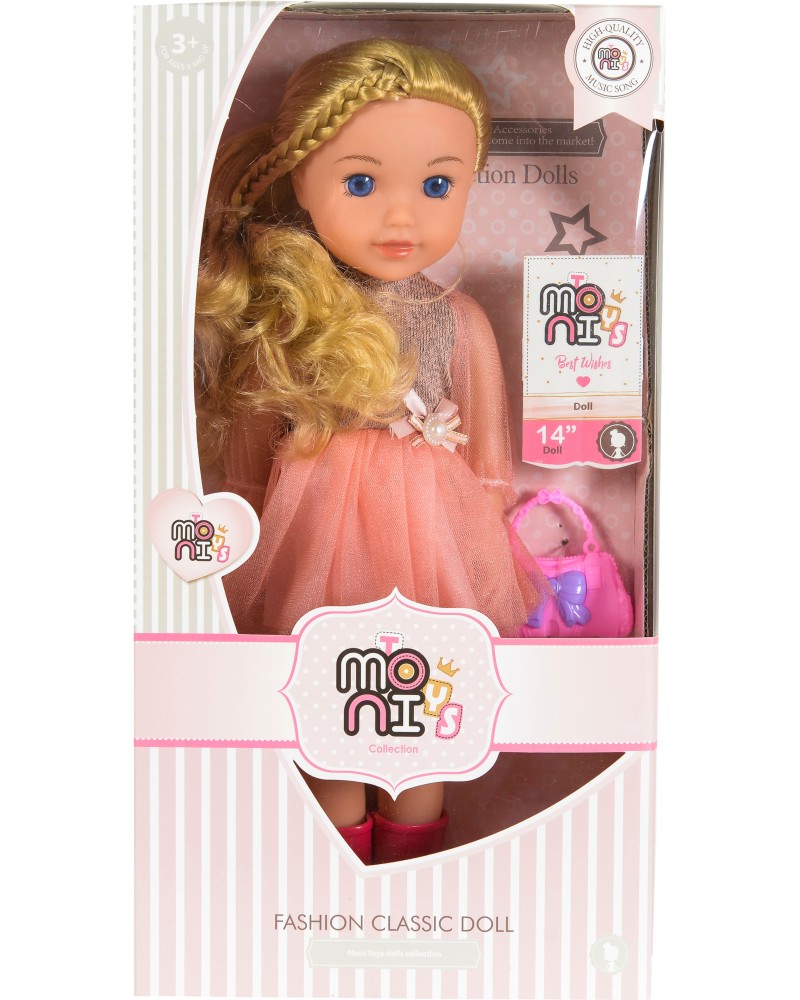 Кукла с руса коса - Moni Кукла с руса коса - Moni - С аксесоари и височина 36 cm - кукла