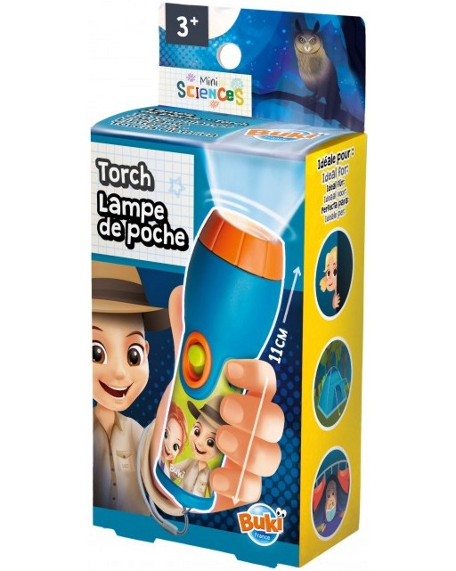 Детско фенерче - Buki France Детско фенерче - Buki France - Oт серията Mini Sciences - играчка