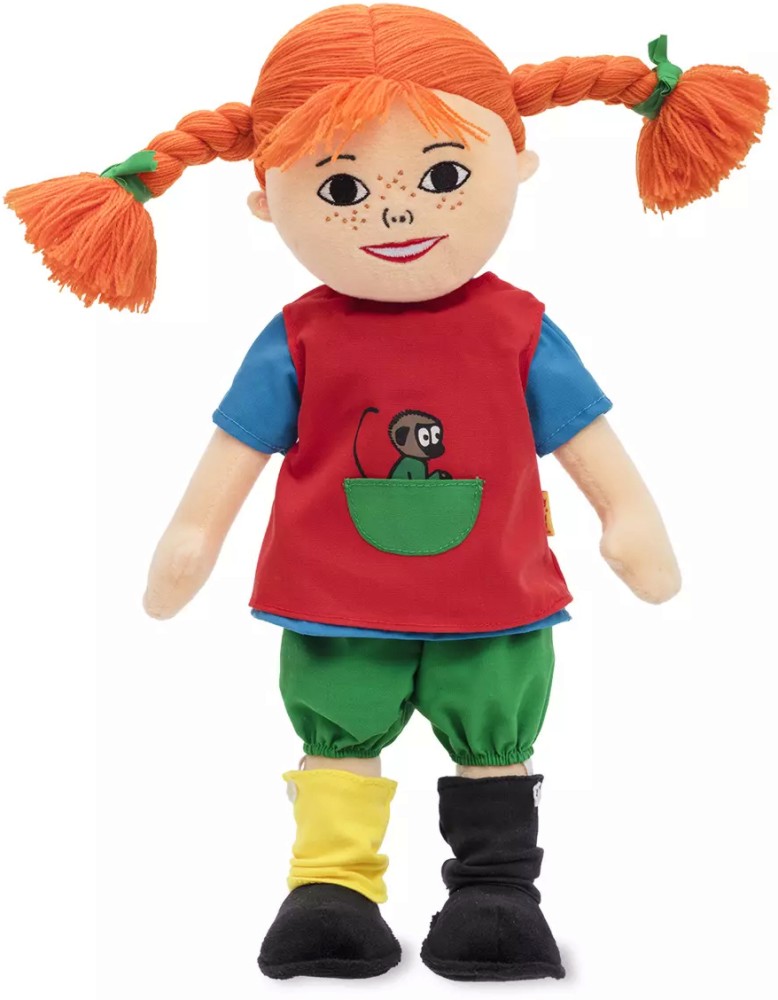 Говореща мека кукла Пипи - Micki - 40 cm, от серията Пипи Дългото чорапче - кукла
