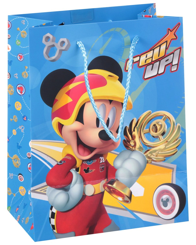 Подаръчна торбичка Мики Маус - Unic Art Подаръчна торбичка Мики Маус - Unic Art - С размери 18 / 23 / 11 cm на тема Мики Маус и приятели - продукт