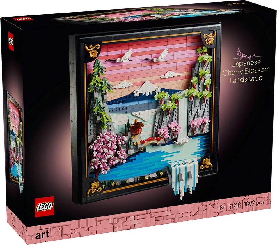 LEGO Art - Японски пейзаж с черешов цвят LEGO Art - Японски пейзаж с черешов цвят - Конструктор - играчка