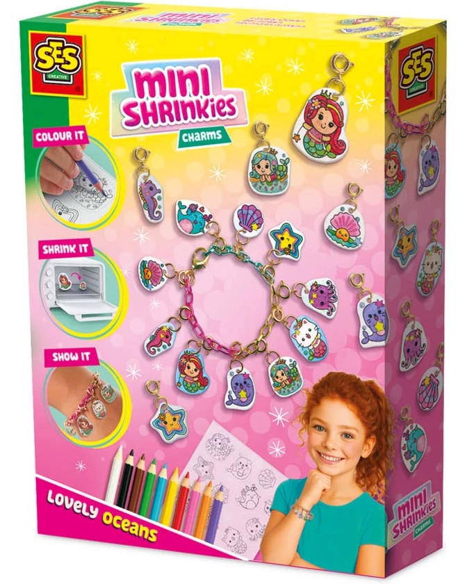 ������� �� ������ � ������������ Lovely Ocean - SES Creative - ��������� �������� �� ������� Mini Shrinkies - ��������� ��������