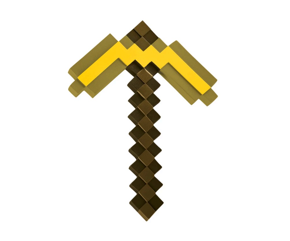  Gold Pickaxe - Jakks Pacific -   Minecraft - 