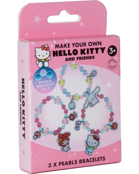 Направи сама Гривни - Micki Направи сама Гривни - Micki - Творчески комплект на тема Hello Kitty - творчески комплект