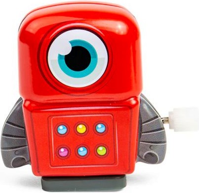 Мини робот с механизъм за навиване - Bigjigs Toys Мини робот с механизъм за навиване - Bigjigs Toys - играчка
