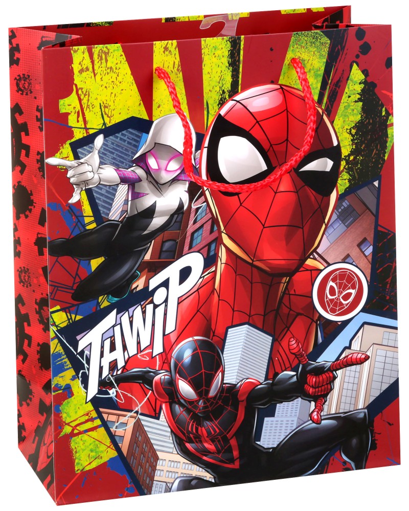 Подаръчна торбичка Спайдърмен - Unic Art Подаръчна торбичка Спайдърмен - Unic Art - С размери 26 / 32 / 12 cm на тема Спайдърмен - продукт