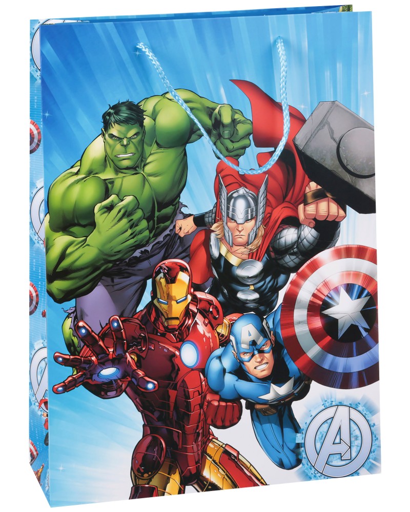 Подаръчна торбичка Отмъстителите - Unic Art Подаръчна торбичка Отмъстителите - Unic Art - С размери 33 / 45 / 12 cm на тема Отмъстителите - продукт