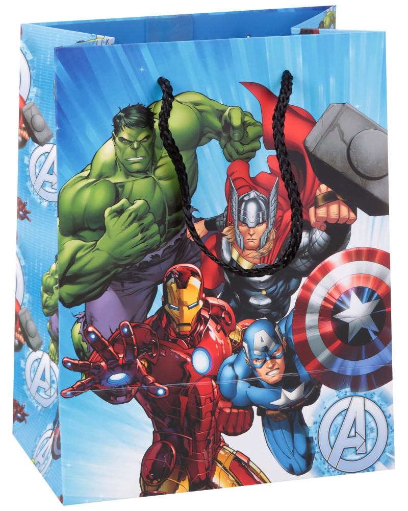 Подаръчна торбичка Отмъстителите - Unic Art Подаръчна торбичка Отмъстителите - Unic Art - С размери 18 / 23 / 11 cm на тема Отмъстителите - продукт