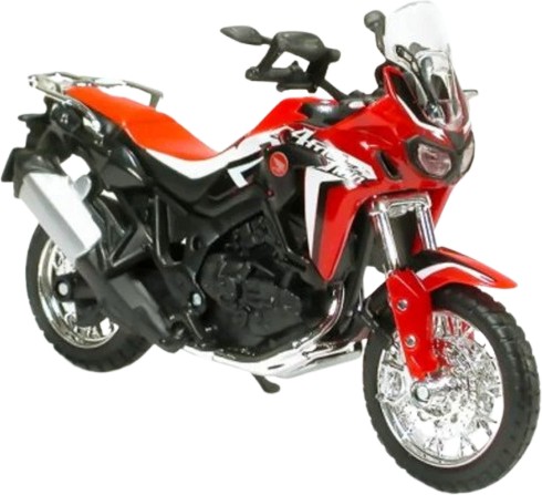 Метален мотор Honda Africa Twin - Maisto Tech Метален мотор Honda Africa Twin - Maisto Tech - С мащаб 1:18, от серията 2 Wheelers - играчка