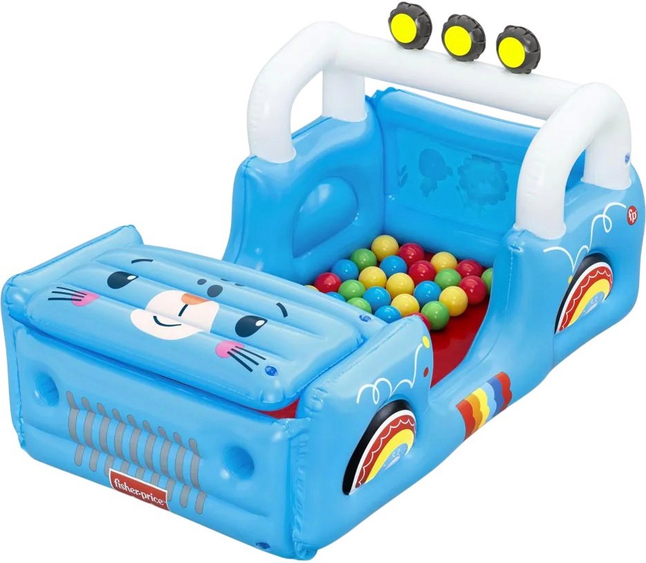 Надуваем басейн за топки Кола Smilin Safari - Fisher Price Надуваем басейн за топки Кола Smilin Safari - Fisher Price - играчка