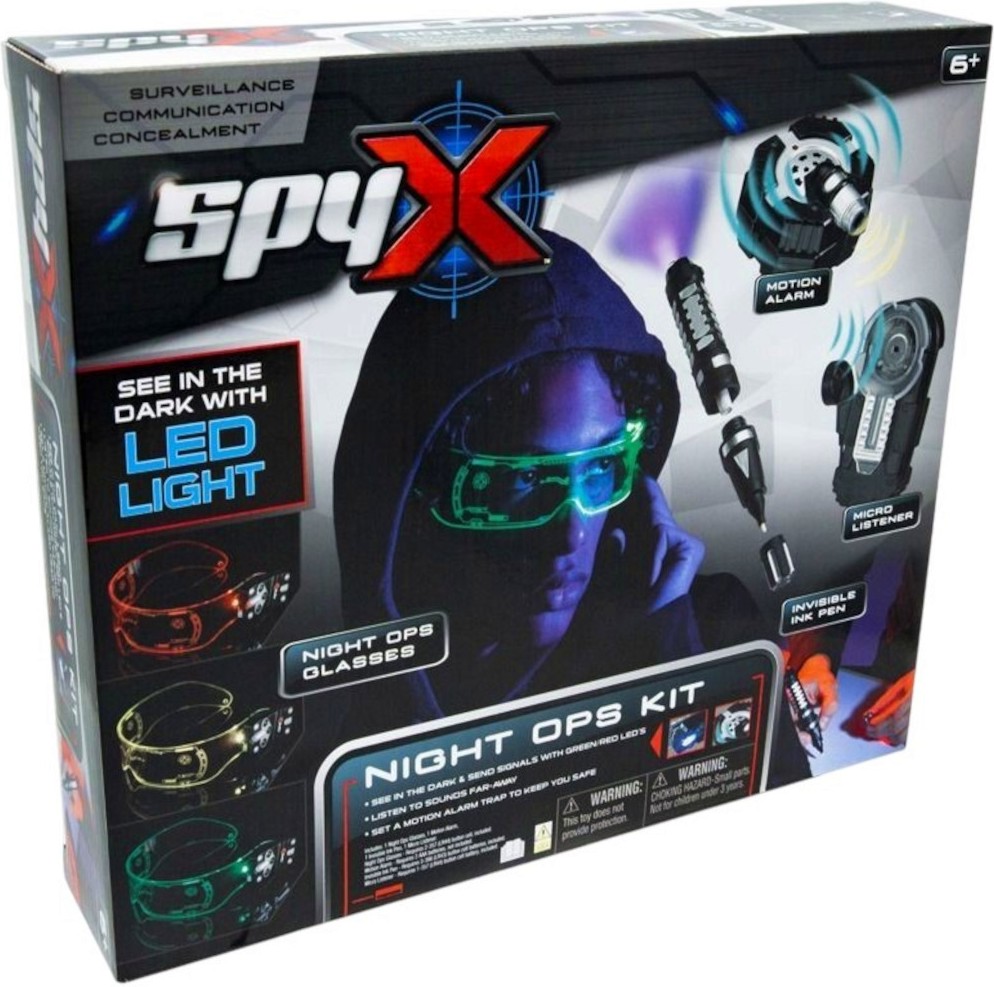 Комплект екипировка за нощни операции Spy-X Комплект екипировка за нощни операции Spy-X - играчка