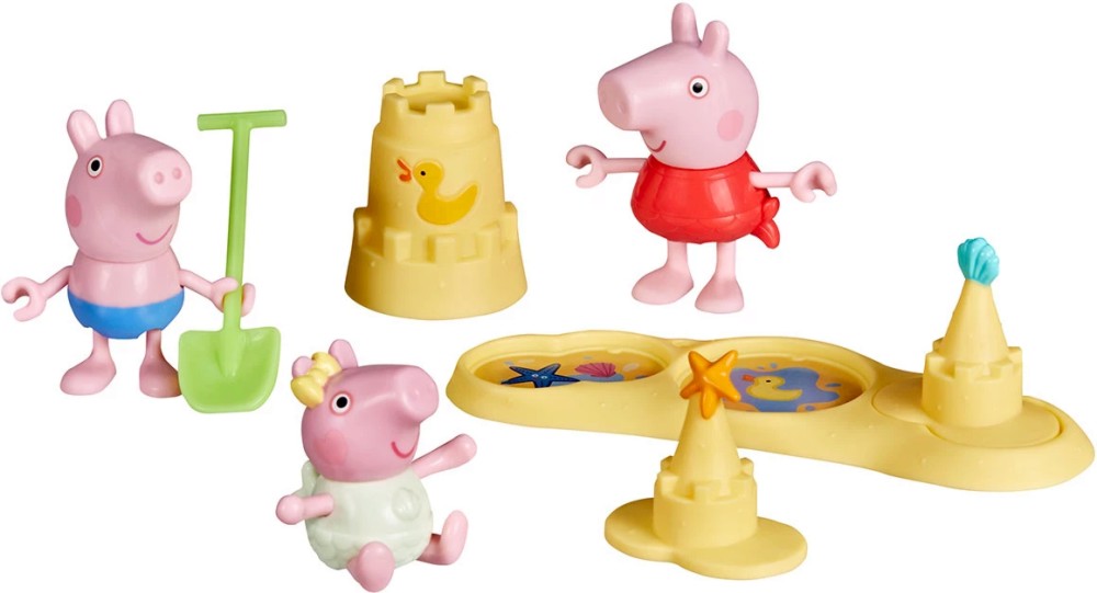 Фигурки Прасенцата на плажа - Hasbro Фигурки Прасенцата на плажа - Hasbro - На тема Peppa Pig - фигури