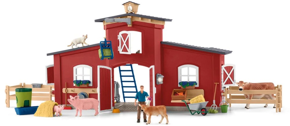 Фигурки за игра Обор с животни - Schleich Фигурки за игра Обор с животни - Schleich - От серията Farm World - фигури