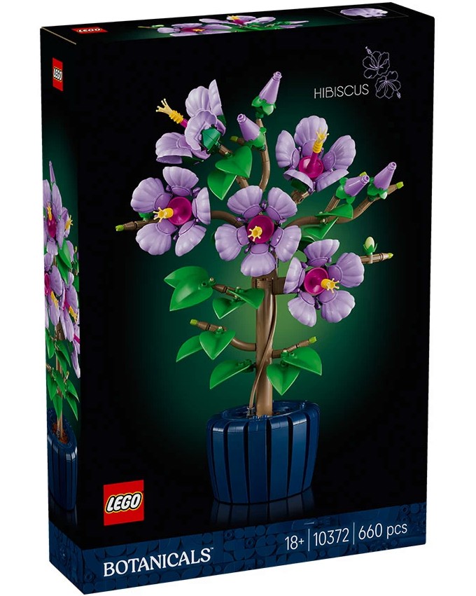LEGO Icons - Хибискус LEGO Icons - Хибискус - Конструктор - играчка