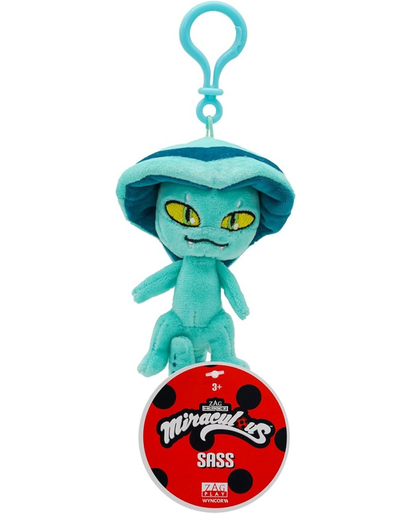 Ключодържател плюшено куами Сас - ZAG Ключодържател плюшено куами Сас - ZAG - На тема Мега-чудесата на Калинката и Черния котарак - играчка